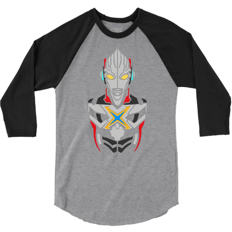 Ultraman X Colored Devizer 3/4 Sleeve Shirt | Artistshot