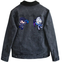 Ultraman Z And Haruki Unisex Sherpa-lined Denim Jacket | Artistshot