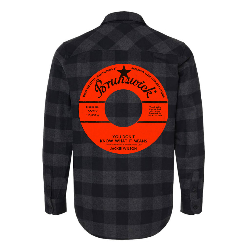 Jackie Wilson Vinyl Fan Artwork Flannel Shirt | Artistshot