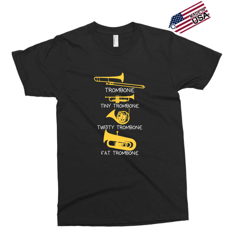 Funny Types Of Trombones Exclusive T-shirt by CharlesZacharias | Artistshot