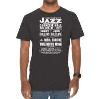 Jazz At Carnegie Hall       Vintage Jazz Poster Vintage T-shirt | Artistshot