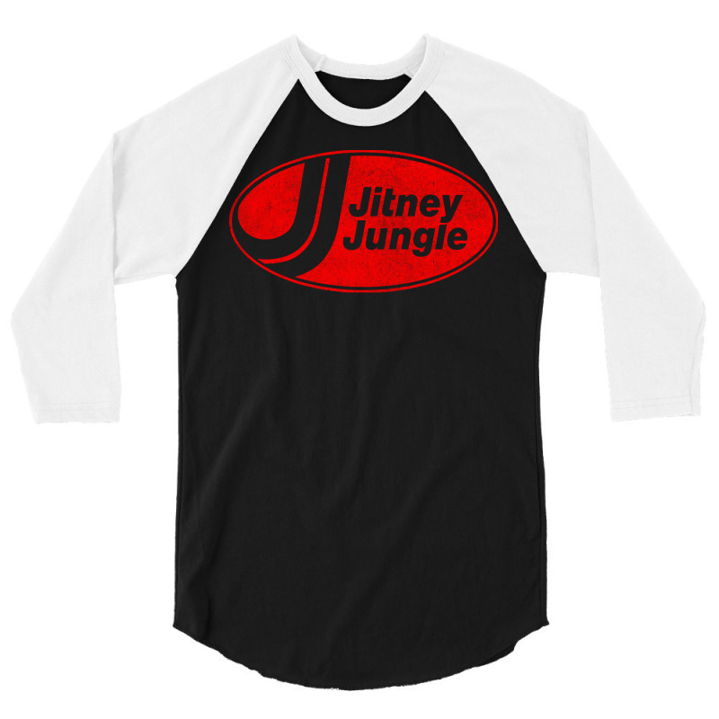 Jitney Jungle   Vintage Look Faded Design 3/4 Sleeve Shirt | Artistshot