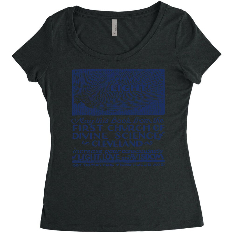 The First Church Of Divine Science Women's Triblend Scoop T-shirt by richaubinka1 | Artistshot