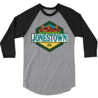 Jonestown   Addams Family Travel Badge 3/4 Sleeve Shirt | Artistshot