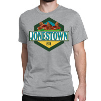 Jonestown   Addams Family Travel Badge Classic T-shirt | Artistshot