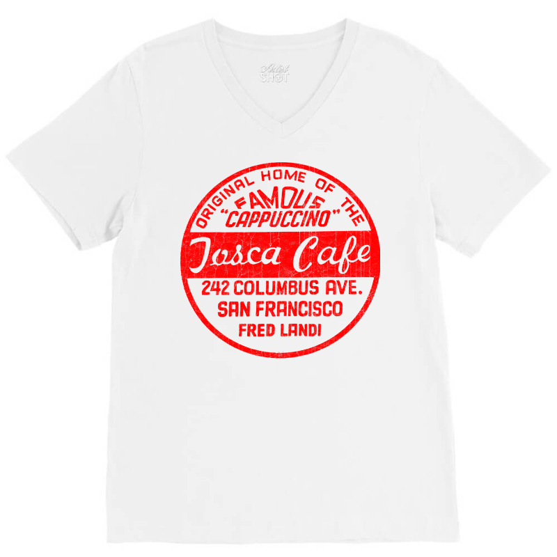 Josca Cafe, San Francisco Ca   Vintage 60s Diner V-neck Tee | Artistshot