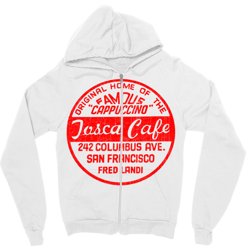 Josca Cafe, San Francisco Ca   Vintage 60s Diner Zipper Hoodie | Artistshot