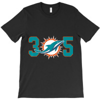 305 Modern Miami Football, Cool Dolphin, Tailgate Party Fan Premium T-shirt | Artistshot