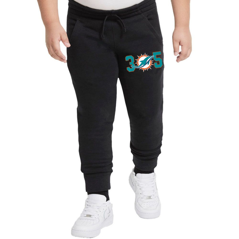 305 Modern Miami Football, Cool Dolphin, Tailgate Party Fan Premium Youth Jogger | Artistshot