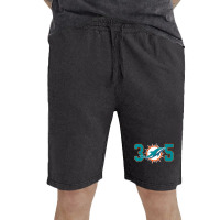 305 Modern Miami Football, Cool Dolphin, Tailgate Party Fan Premium Vintage Short | Artistshot