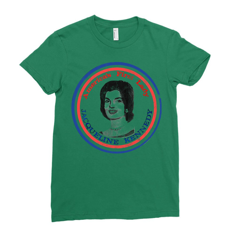 America's First Lady   Jacqueline Kennedy Ladies Fitted T-Shirt by trigerlitac | Artistshot