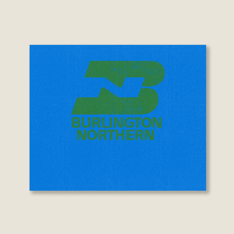 Burlington Northern Railroad Landscape Canvas Print | Artistshot