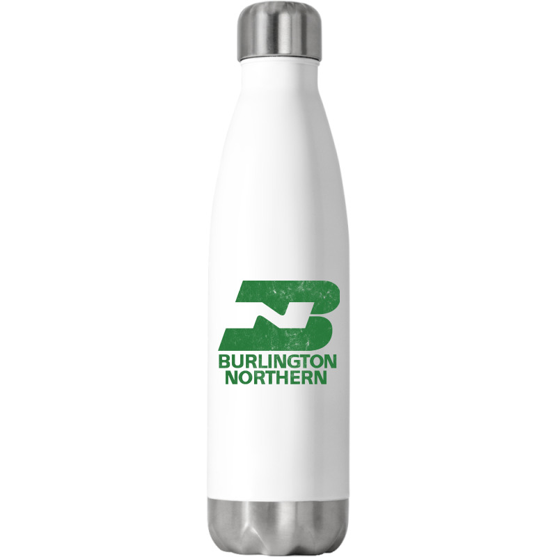 Burlington Northern Railroad Stainless Steel Water Bottle | Artistshot