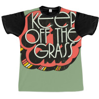 Keep Off The Grass   70s Stoner Design Graphic T-shirt | Artistshot