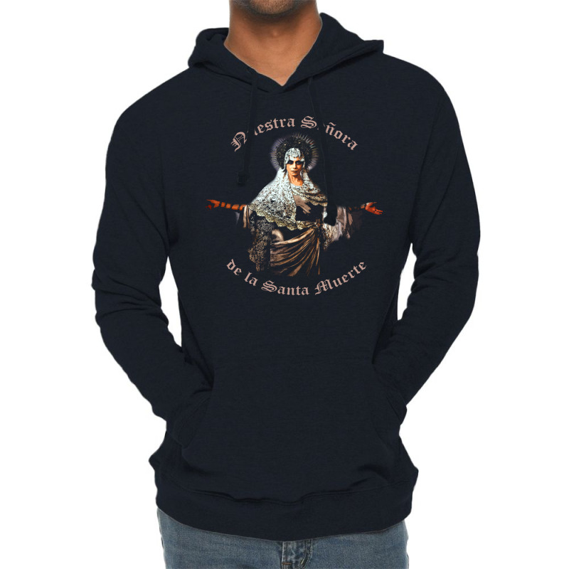 Santa Muerte Lightweight Hoodie by mfenguasnieq | Artistshot