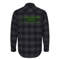 Keep Off The Grass   I Plan To Smoke It Flannel Shirt | Artistshot