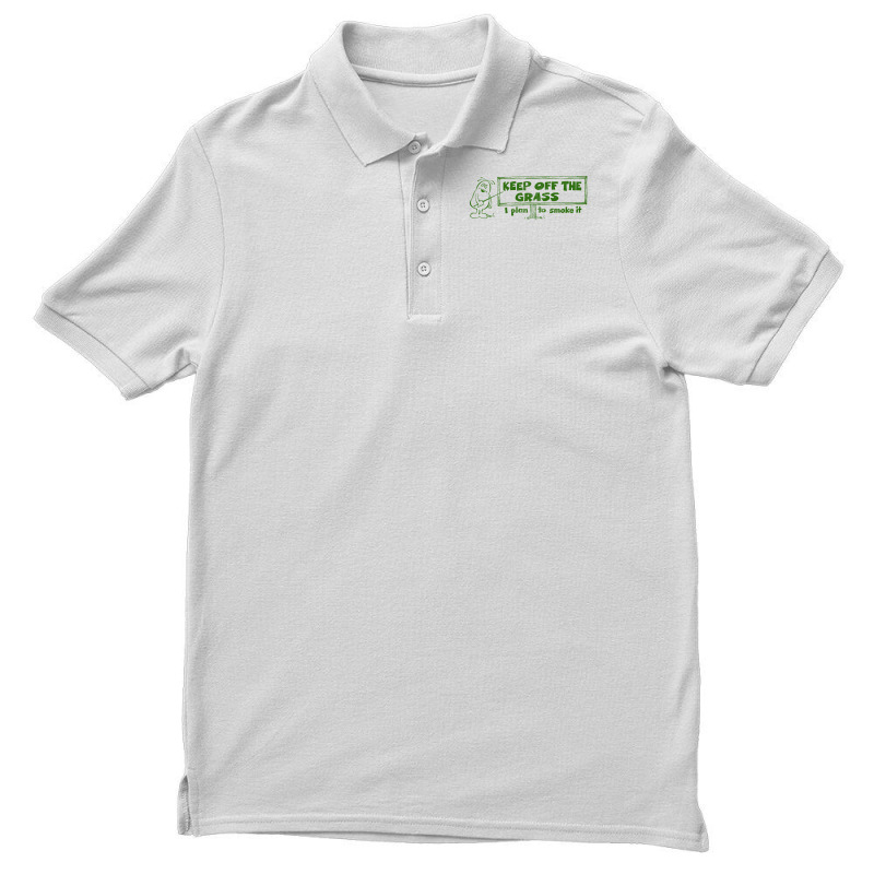 Keep Off The Grass   I Plan To Smoke It Men's Polo Shirt | Artistshot