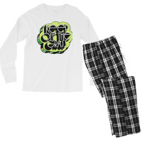 Keep Off The Grass 70s Retro Design Men's Long Sleeve Pajama Set | Artistshot