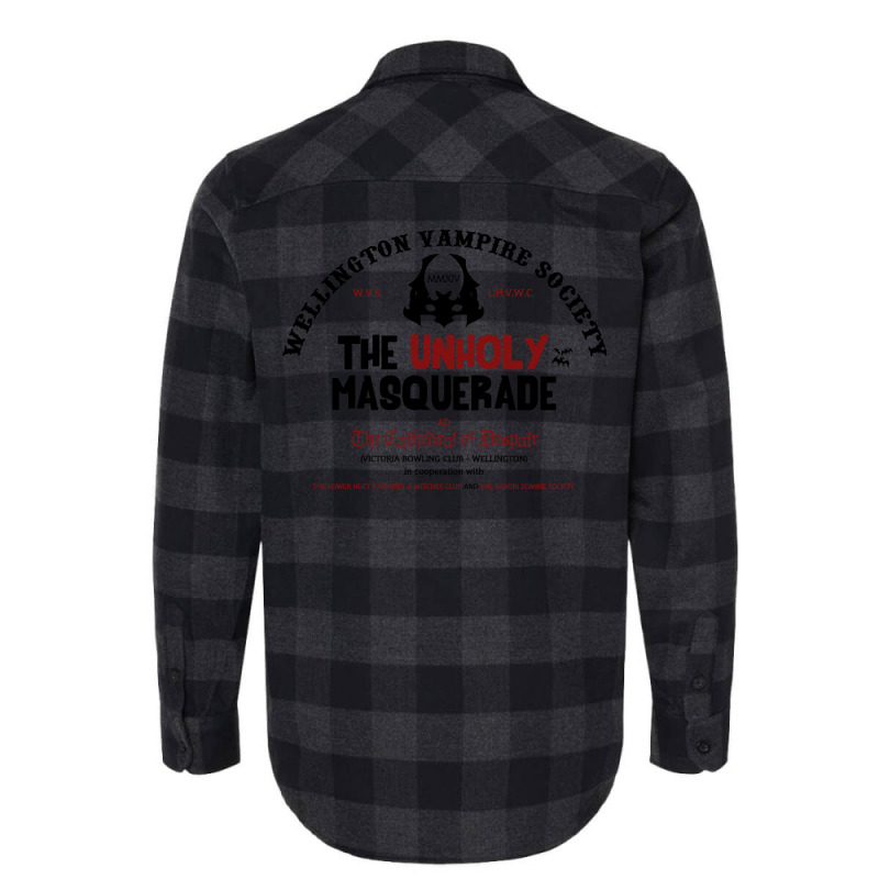 The Wellington Vampire Society Flannel Shirt | Artistshot