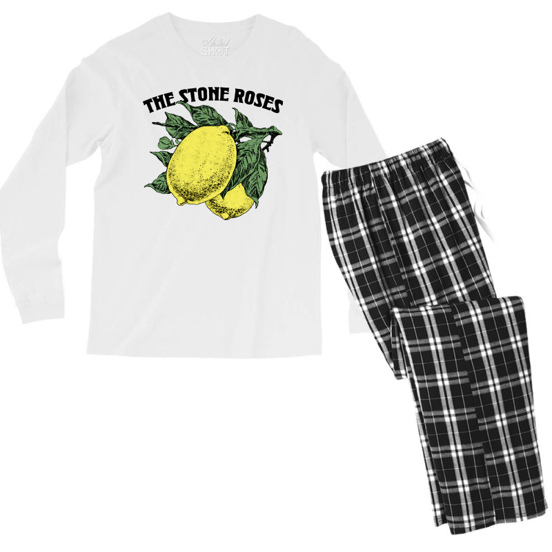 The Stone Roses       Vintage Style Fan Art Design Men's Long Sleeve Pajama Set by richaubinka1 | Artistshot