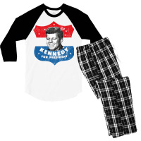 Kennedy For President Men's 3/4 Sleeve Pajama Set | Artistshot