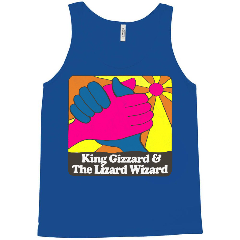 King Gizzard And The Lizard Wizard ∆ Retro Fan Art Design Tank Top | Artistshot