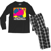 King Gizzard And The Lizard Wizard ∆ Retro Fan Art Design Men's Long Sleeve Pajama Set | Artistshot