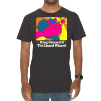 King Gizzard And The Lizard Wizard ∆ Retro Fan Art Design Vintage T-shirt | Artistshot