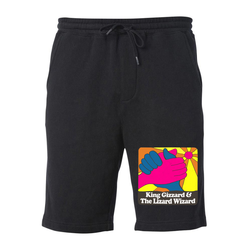 King Gizzard And The Lizard Wizard ∆ Retro Fan Art Design Fleece Short | Artistshot