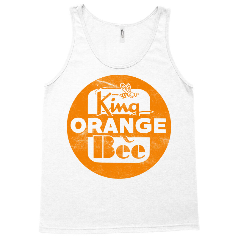 King Orange Bee          Vintage Faded Style Aesthetic Design Tank Top | Artistshot