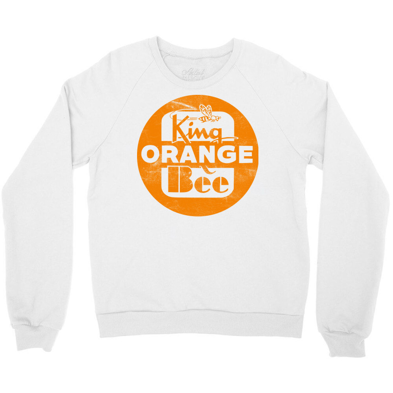 King Orange Bee          Vintage Faded Style Aesthetic Design Crewneck Sweatshirt | Artistshot