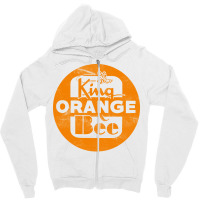 King Orange Bee          Vintage Faded Style Aesthetic Design Zipper Hoodie | Artistshot