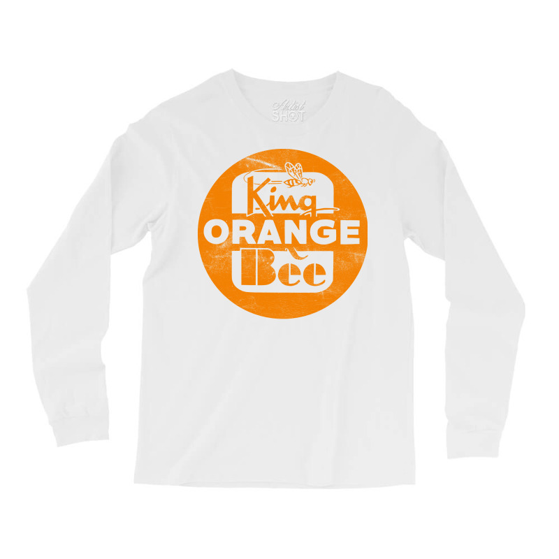 King Orange Bee          Vintage Faded Style Aesthetic Design Long Sleeve Shirts | Artistshot