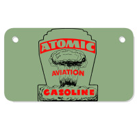 Atomic Aviation Gasoline Motorcycle License Plate | Artistshot