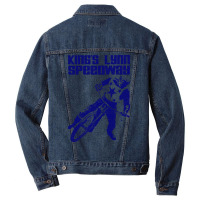 King's Lynn Speedway 70s Design Men Denim Jacket | Artistshot