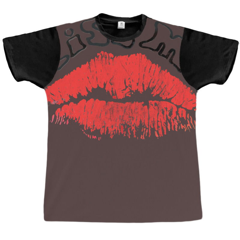 Kiss Me     Vintage 80s Aesthetic (1) Graphic T-shirt | Artistshot