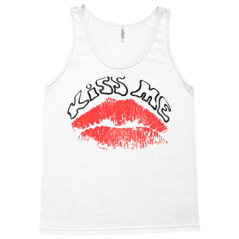 Kiss Me     Vintage 80s Aesthetic (1) Tank Top | Artistshot