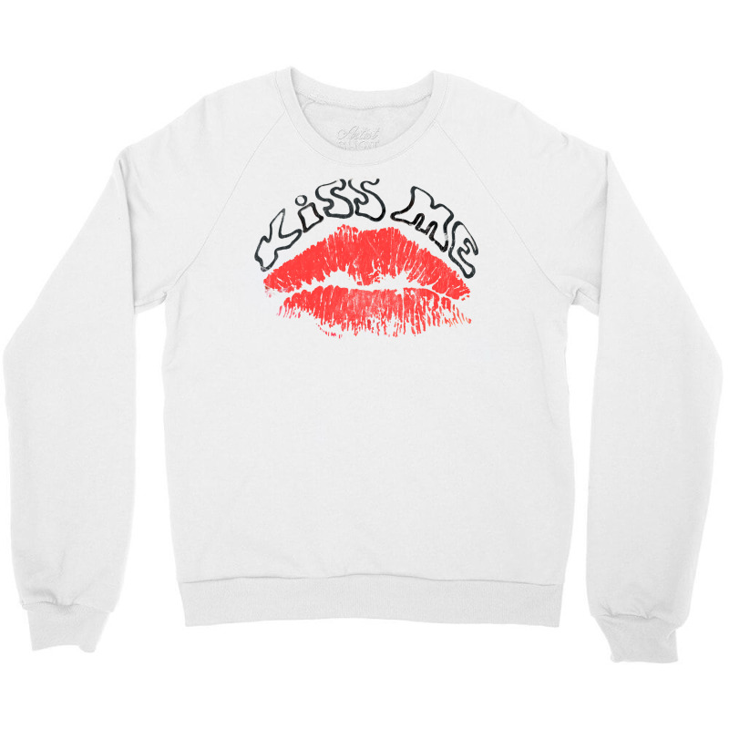 Kiss Me     Vintage 80s Aesthetic (1) Crewneck Sweatshirt | Artistshot