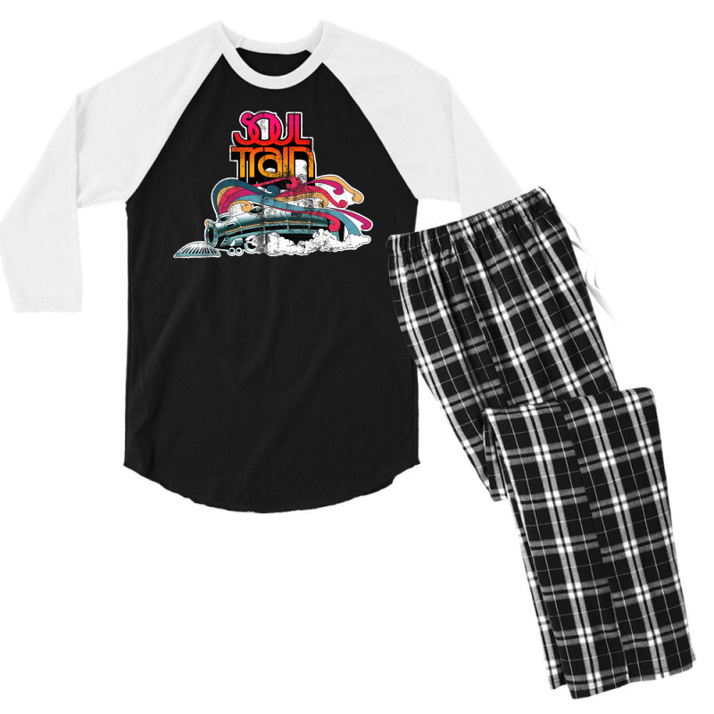 Soul Train, Distressed Men's 3/4 Sleeve Pajama Set by mfenguasnieq | Artistshot