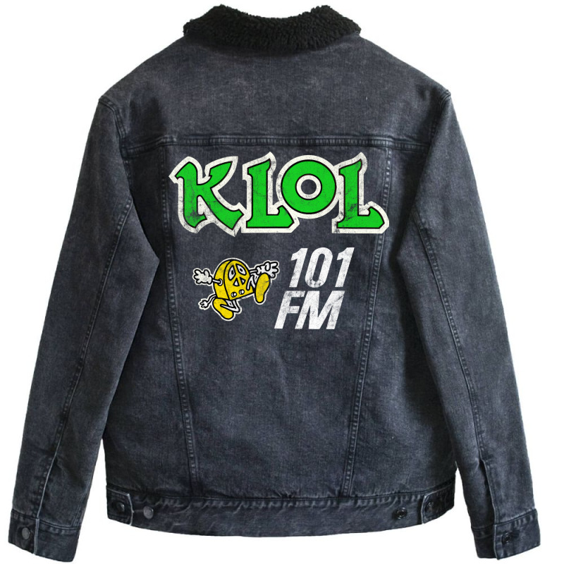 Klol Houston  80s Radio Unisex Sherpa-lined Denim Jacket | Artistshot