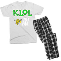 Klol Houston  80s Radio Men's T-shirt Pajama Set | Artistshot