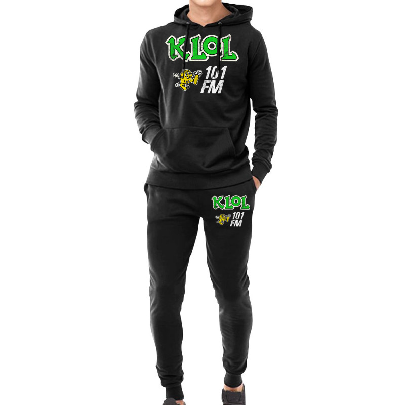 Klol Houston  80s Radio Hoodie & Jogger Set | Artistshot