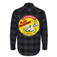 Camembert Petit Patapon     Vintage Francophile Cheese Label Flannel Shirt | Artistshot