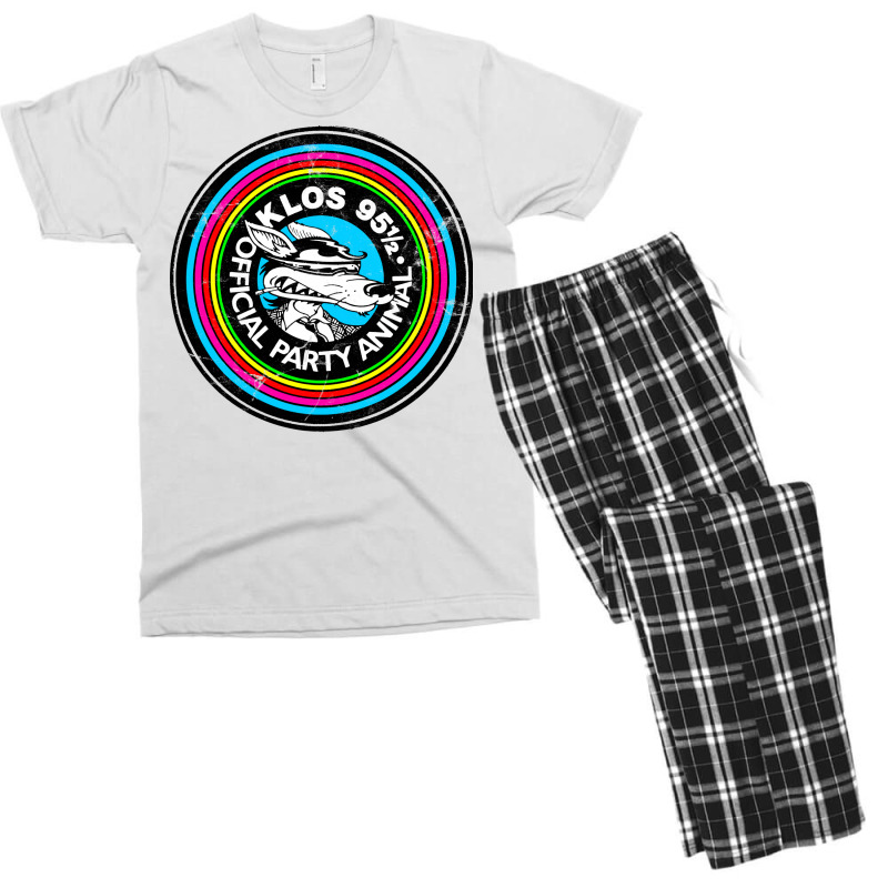 Klos La Party Animal Men's T-shirt Pajama Set | Artistshot