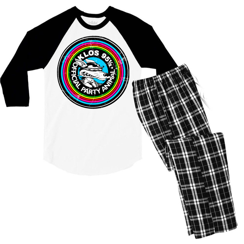 Klos La Party Animal Men's 3/4 Sleeve Pajama Set | Artistshot