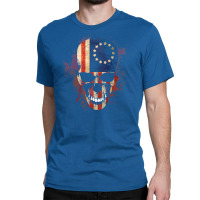 Usa Old Glory Skull Classic T-shirt | Artistshot