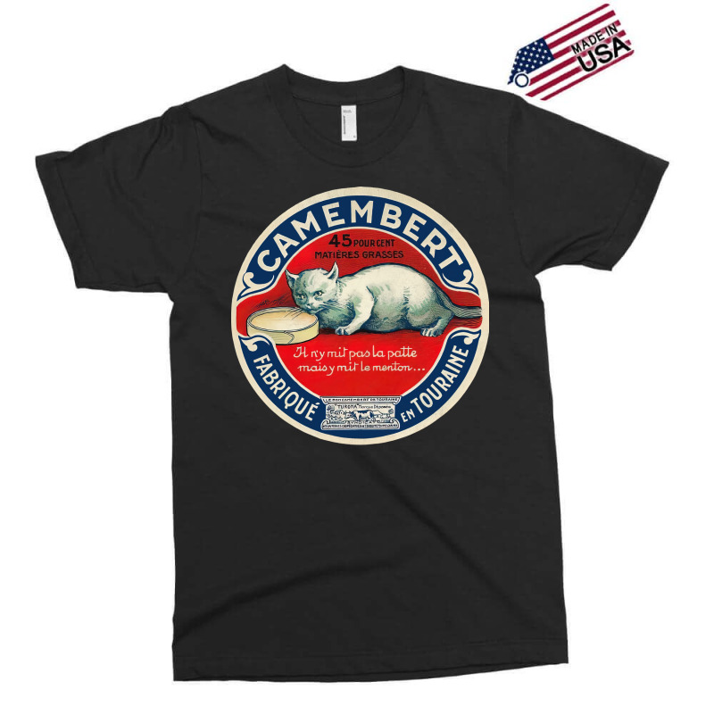 Camembert Touraine     Vintage Francophile Cheese Label Exclusive T-shirt | Artistshot