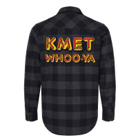 Kmet Whoo Ya Los Angeles   Distressed Design Version Flannel Shirt | Artistshot