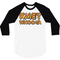 Kmet Whoo Ya Los Angeles   Distressed Design Version 3/4 Sleeve Shirt | Artistshot