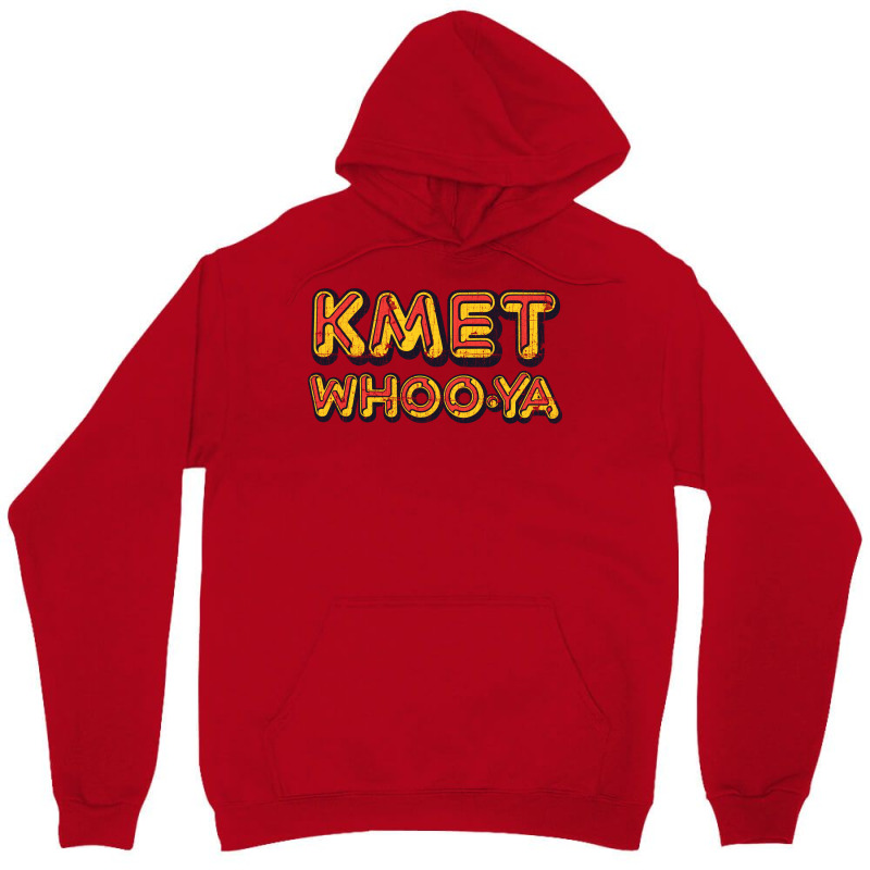 Kmet Whoo Ya Los Angeles   Distressed Design Version Unisex Hoodie | Artistshot